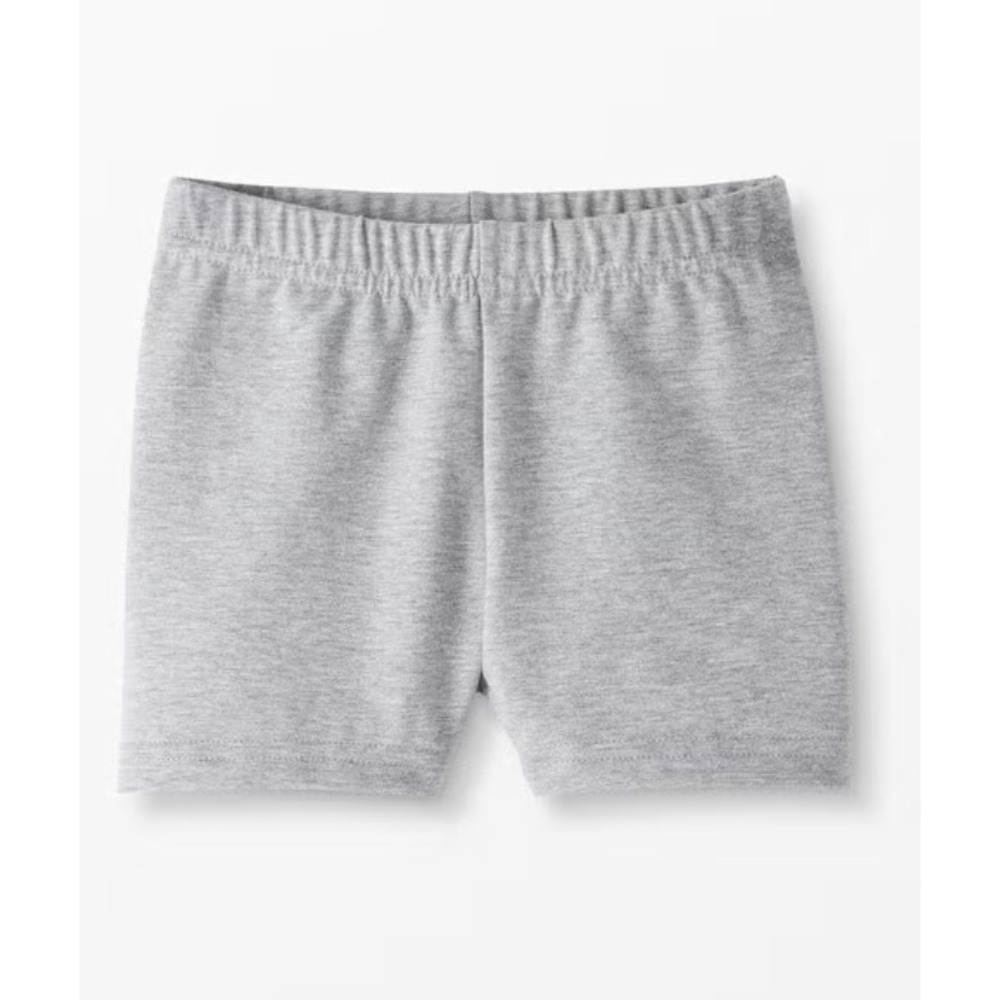 Hanna Andersson Bright Basics Tumble‎ Shorts Girls 80 Heather Grey Summer Play